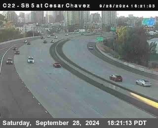 SB 5 at Cesar E Chaves Prkwy