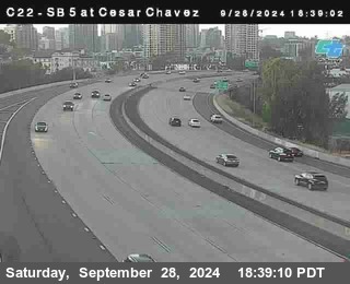 SB 5 at Cesar E Chaves Prkwy