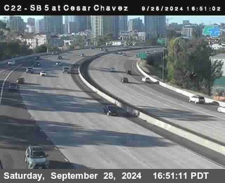 SB 5 at Cesar E Chaves Prkwy