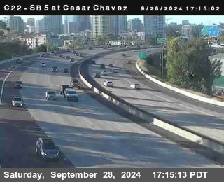 SB 5 at Cesar E Chaves Prkwy