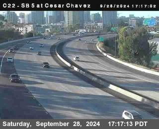 SB 5 at Cesar E Chaves Prkwy