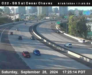 SB 5 at Cesar E Chaves Prkwy