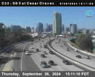 SB 5 at Cesar E Chaves Prkwy