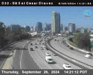 SB 5 at Cesar E Chaves Prkwy