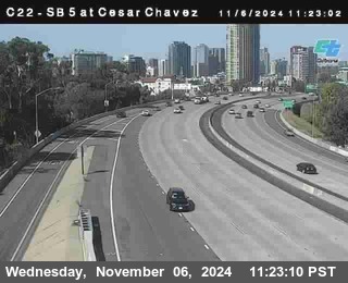 SB 5 at Cesar E Chaves Prkwy