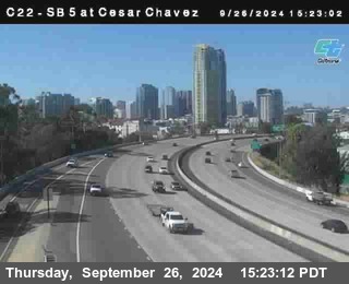 SB 5 at Cesar E Chaves Prkwy