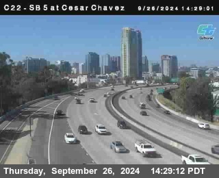 SB 5 at Cesar E Chaves Prkwy