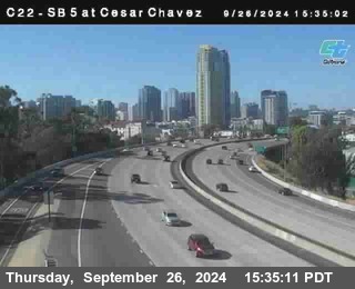 SB 5 at Cesar E Chaves Prkwy