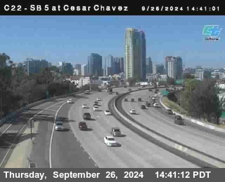 SB 5 at Cesar E Chaves Prkwy