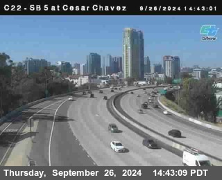 SB 5 at Cesar E Chaves Prkwy