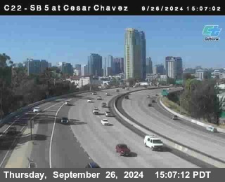 SB 5 at Cesar E Chaves Prkwy