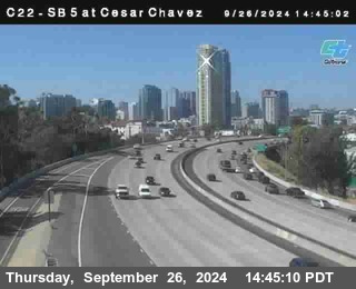 SB 5 at Cesar E Chaves Prkwy