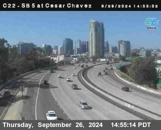 SB 5 at Cesar E Chaves Prkwy