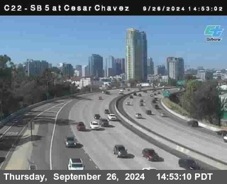 SB 5 at Cesar E Chaves Prkwy