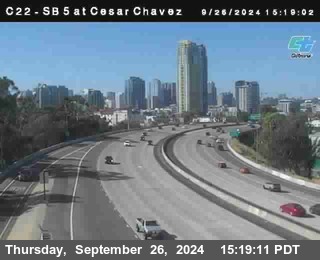 SB 5 at Cesar E Chaves Prkwy