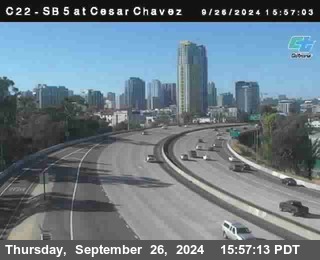 SB 5 at Cesar E Chaves Prkwy