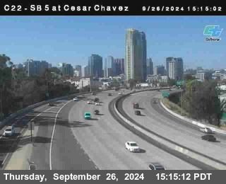 SB 5 at Cesar E Chaves Prkwy