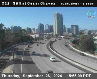 SB 5 at Cesar E Chaves Prkwy