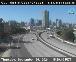 SB 5 at Cesar E Chaves Prkwy