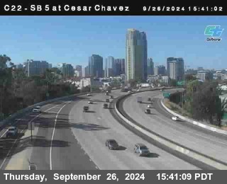 SB 5 at Cesar E Chaves Prkwy