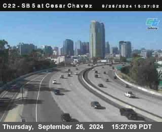 SB 5 at Cesar E Chaves Prkwy