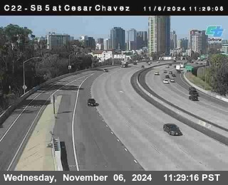 SB 5 at Cesar E Chaves Prkwy