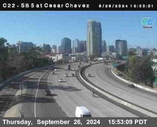 SB 5 at Cesar E Chaves Prkwy