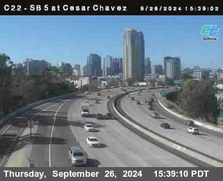 SB 5 at Cesar E Chaves Prkwy