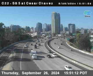 SB 5 at Cesar E Chaves Prkwy