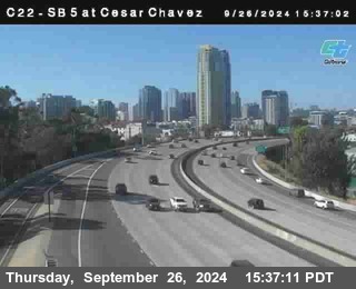 SB 5 at Cesar E Chaves Prkwy