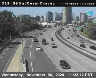 SB 5 at Cesar E Chaves Prkwy