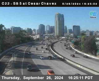 SB 5 at Cesar E Chaves Prkwy