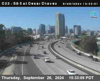 SB 5 at Cesar E Chaves Prkwy