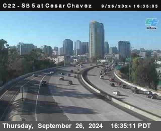 SB 5 at Cesar E Chaves Prkwy