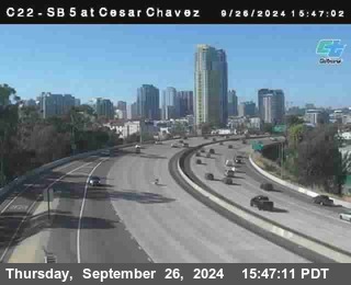 SB 5 at Cesar E Chaves Prkwy