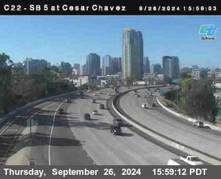 SB 5 at Cesar E Chaves Prkwy