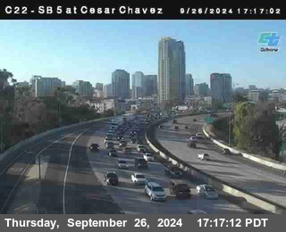 SB 5 at Cesar E Chaves Prkwy