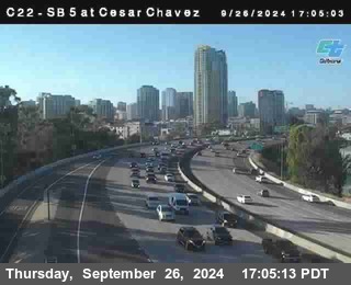 SB 5 at Cesar E Chaves Prkwy