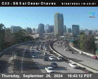 SB 5 at Cesar E Chaves Prkwy