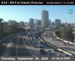 SB 5 at Cesar E Chaves Prkwy