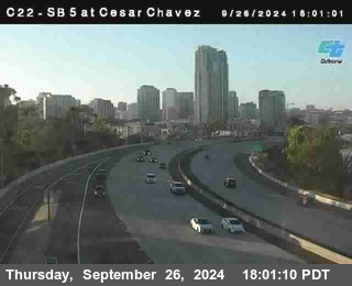 SB 5 at Cesar E Chaves Prkwy