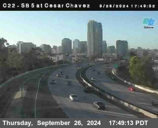 SB 5 at Cesar E Chaves Prkwy