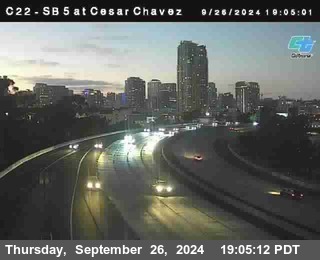 SB 5 at Cesar E Chaves Prkwy