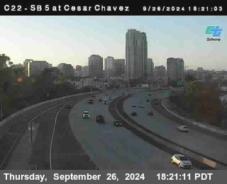 SB 5 at Cesar E Chaves Prkwy