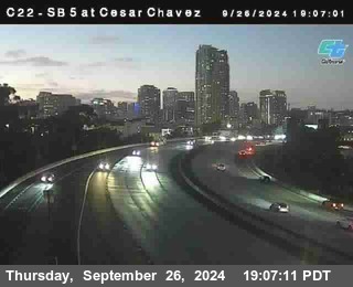 SB 5 at Cesar E Chaves Prkwy