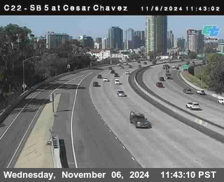 SB 5 at Cesar E Chaves Prkwy