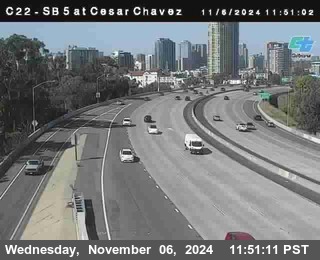 SB 5 at Cesar E Chaves Prkwy