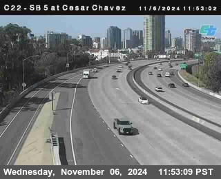 SB 5 at Cesar E Chaves Prkwy