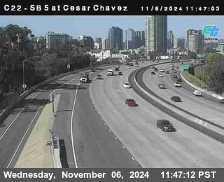 SB 5 at Cesar E Chaves Prkwy