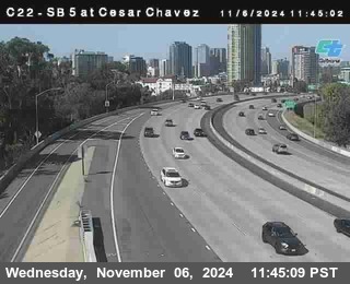 SB 5 at Cesar E Chaves Prkwy